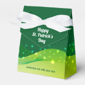 Ballotins Custom St. Patrick's Day Chic Green Sparkle Party (Verso)