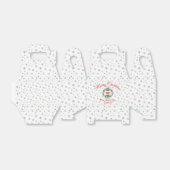 Ballotins Customisable Christmas Festive Floral Wreath (Déplié)