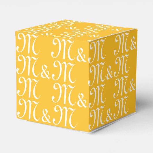 Ballotins Customiser les initiales du couple monogramme cade (Arrière)