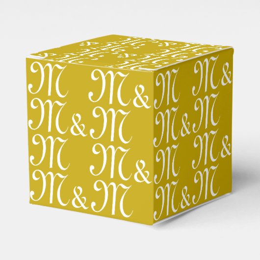 Ballotins Customiser les initiales du couple monogramme cade (Verso)