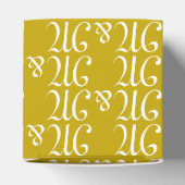 Ballotins Customiser les initiales du couple monogramme cade (Haut)