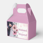 Ballotins Customizable Favor Box | Editable Text Design (Arrière)