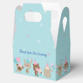 Ballotins Cute Animaux Blue Aquarelle 1er Anniversaire Fa (Ouvert)