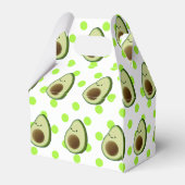 Ballotins Cute Avocado Dessin Pois verts (Arrière)