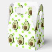 Ballotins Cute Avocado Dessin Pois verts (Ouvert)