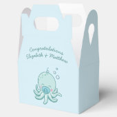 Ballotins Cute Baby shower Octopus Kawaii Blue Boy (Ouvert)