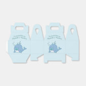 Ballotins Cute baleine Baby shower Kawaii Boy Blue (Déplié)