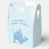 Ballotins Cute baleine Baby shower Kawaii Boy Blue (Ouvert)