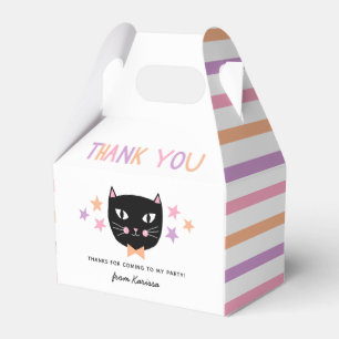 Ballotins Cute Black Cat Pastel Halloween Nom de l'anniversa