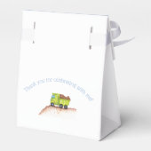 Ballotins Cute Blue Green Camion Fête d'anniversaire (Arrière)