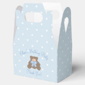 Ballotins Cute Blue Ribbon Teddy Bear Boy Anniversaire (Ouvert)