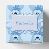 Ballotins Cute Blue Teddy Ours Motif Ballotin de coeur (Haut)