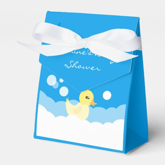 Ballotins Cute Boy en caoutchouc Baby shower canard (Verso)
