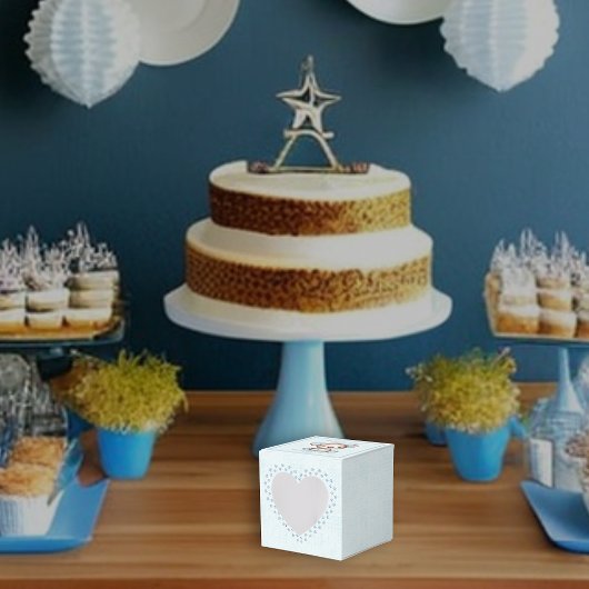 Ballotins Cute Brown Ours Garçon Blanche Bleue