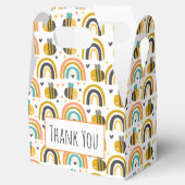 Ballotins Cute Bumble Bee et Rainbows Motif Merci (Ouvert)