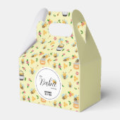 Ballotins Cute bumblebee miel bocal Merci jaune motif (Arrière)