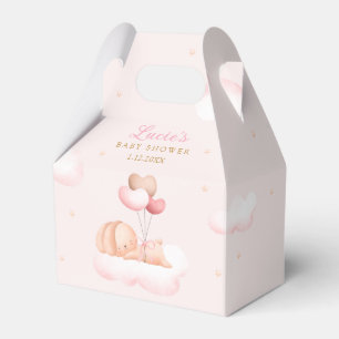 Ballotins Cute Bunny Blush rose Aquarelle Baby shower fille