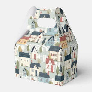 Ballotins Cute carrelé cottage noyau Maison de chauffage fêt