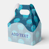 Ballotins Cute Cartoon Motif Méduse En Bleu Océan (Arrière)