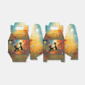 Ballotins Cute Cat Giraffe Favor Box (Déplié)