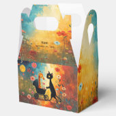 Ballotins Cute Cat Giraffe Favor Box (Ouvert)