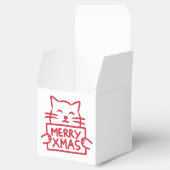 Ballotins Cute Cat Merry Xmas Favor Box (Ouvert)