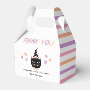 Ballotins Cute Cat Witch Pastel Halloween Nom de l'anniversa