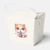 Ballotins Cute Chat Boba fête d'anniversaire (Arrière)