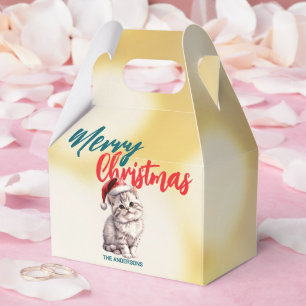 Ballotins Cute chatte chatte Père Noël Xmas doux Joyeux Noël
