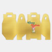 Ballotins Cute chatte chatte Père Noël Xmas doux Joyeux Noël (Déplié)