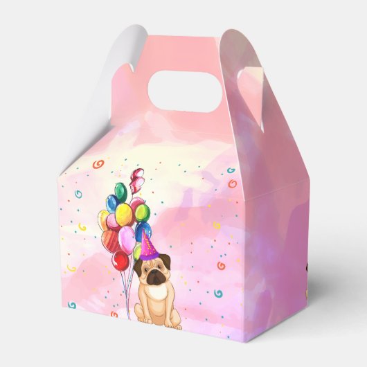 Ballotins Cute Chien Chiot Puppy Theme Fête d'Anniversaire d (Arrière)