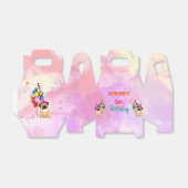 Ballotins Cute Chien Chiot Puppy Theme Fête d'Anniversaire d (Déplié)