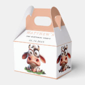 Ballotins Cute Cow Farm Animaux 2e fête d'anniversaire (Verso)