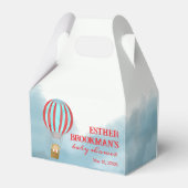 Ballotins Cute Cub Flying Over the Clouds Baby Shower (Arrière)