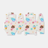 Ballotins Cute Cupcake et Motif de bonbons pour la fête d'an (Déplié)