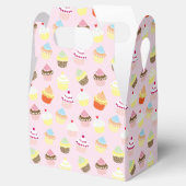 Ballotins Cute Cupcakes Motif Pastel Rose (Ouvert)