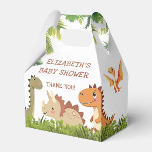Ballotins Cute Dinosaur Ballotin Baby shower verdoyant