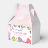 Ballotins Cute Dinosaur fille Ballotin d'anniversaire (Arrière)