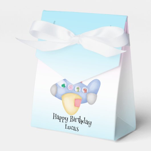 Ballotins Cute dinosaure avion anniversaire de enfant étudia (Verso)