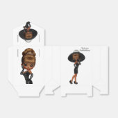 Ballotins Cute Diva afro-américaine (Déplié)