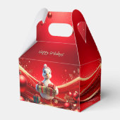 Ballotins Cute Duck Christmas Holiday Favor Box (Arrière)