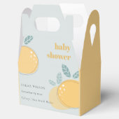 Ballotins Cute Dusky Blue Lemon Fruit Baby shower gras (Ouvert)