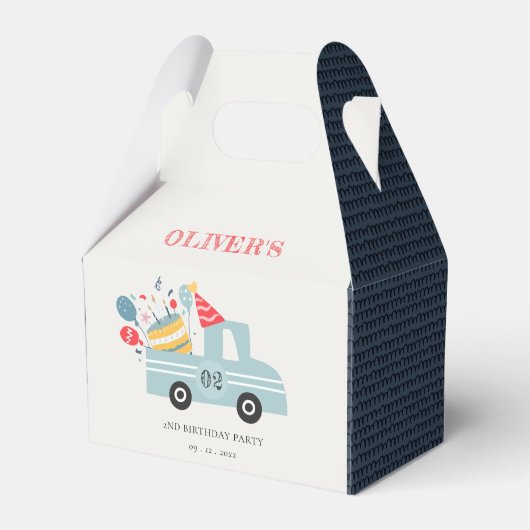 Ballotins Cute Dusky Blue N'importe quel âge Anniversaire Fê (Verso)