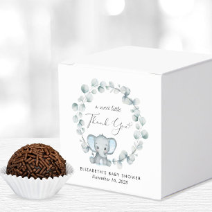 Ballotins Cute Elephant Eucalyptus Baby Boy Douche Merci