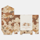 Ballotins Cute ferme à thème Anniversaire Vache de fête Cach (Déplié)