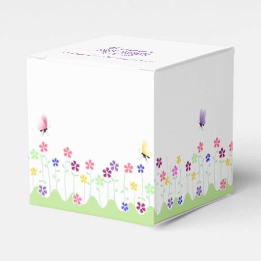 Ballotins Cute Flore de printemps simple (Verso)