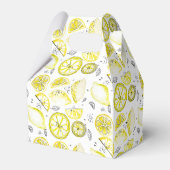 Ballotins Cute Fraîche Citrus Citron D'Été Doodle Jaune (Arrière)