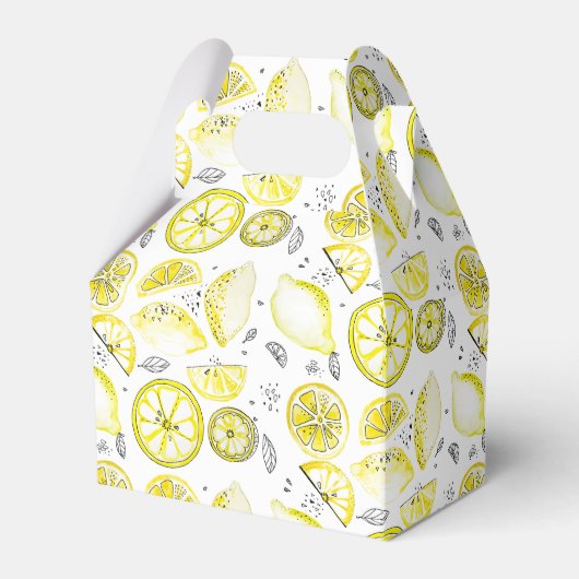 Ballotins Cute Fraîche Citrus Citron D'Été Doodle Jaune (Verso)