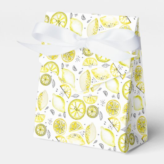 Ballotins Cute Fraîche Citrus Citron D'Été Doodle Jaune (Verso)