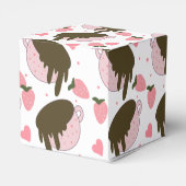 Ballotins Cute fraise Chocolat Déchets Coeurs café (Arrière)